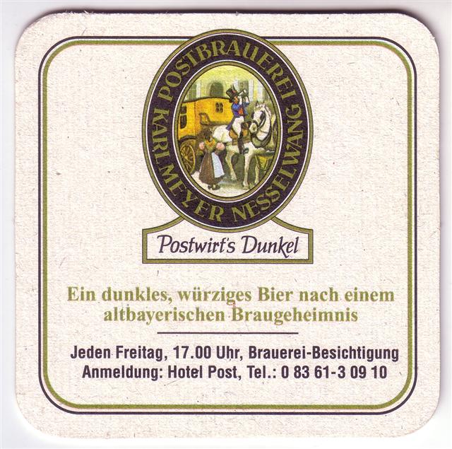 nesselwang oal-by post ein echtes 1b (quad180-postwirts dunkel-hg-hell)